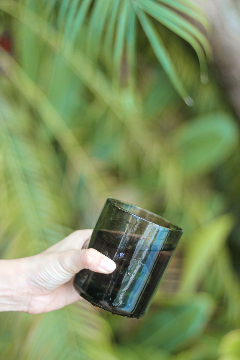 Juego de vasos orgánicos humo